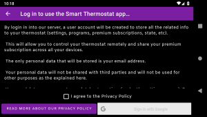 The Wifi Smart Thermostat App 1
